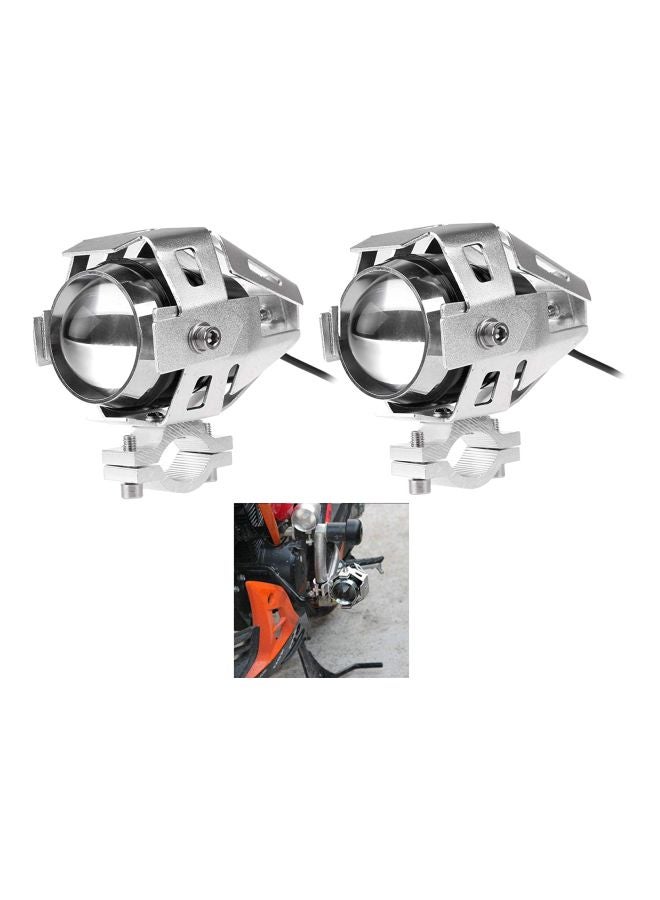 SMA 2-Piece Universal Fit LED Spot Fog Light For Motorcycle  - Image 2