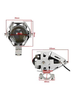 SMA 2-Piece Universal Fit LED Spot Fog Light For Motorcycle  - Image 3