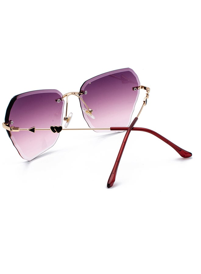 Women's UV Protection Oversized Sunglasses - Lens Size: 64 mm - Image 3
