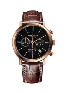 men Leather Chronograph Watch RGA162