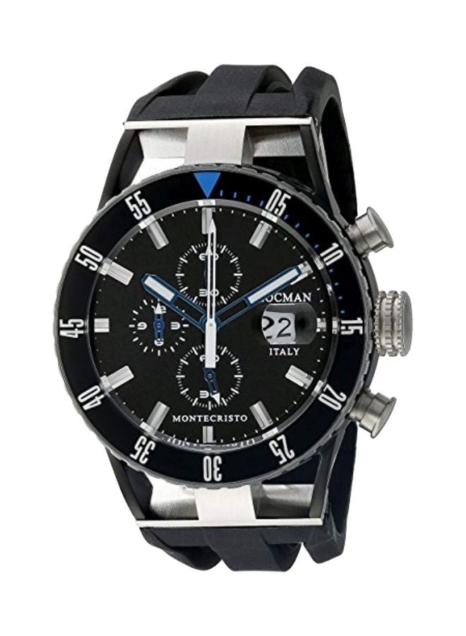 Locman Italy - men Water Resistant Chronograph Watch 0512KNKBBKNKSIK - Image 1