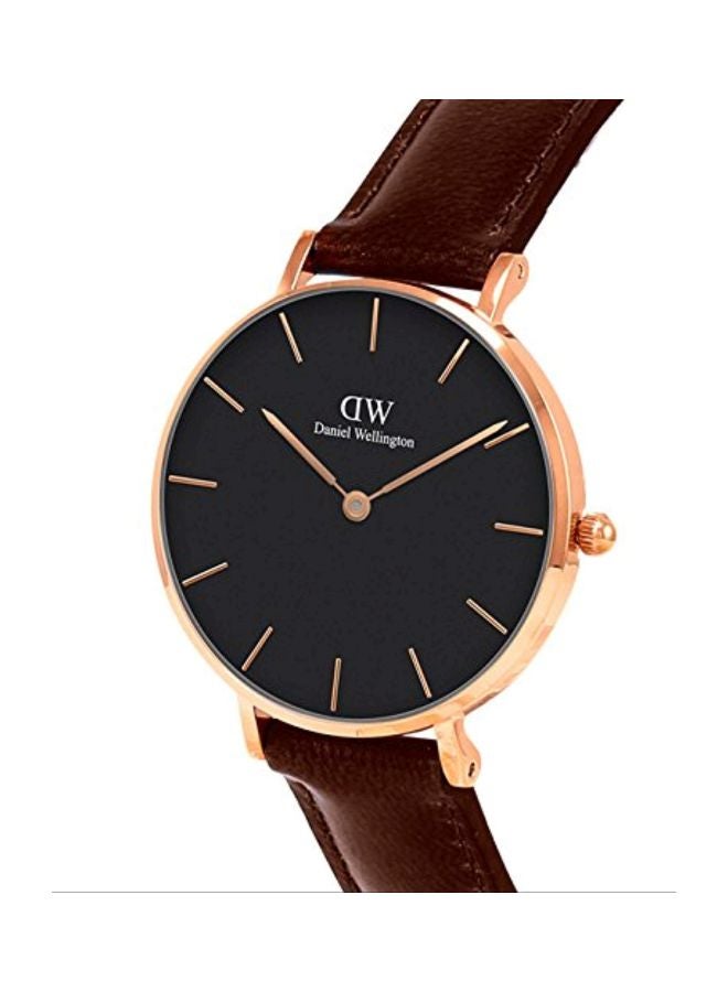 DANIEL WELLINGTON men Water Resistant Analog Watch DW00100169 - 32 mm - Brown - Image 4