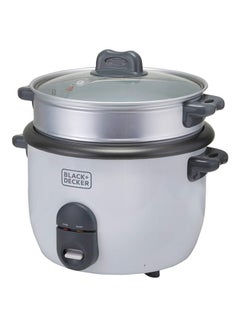 BLACK+DECKER Electric Rice Cooker 700W 1.8 L 700.0 W RC1860-B5 Silver/Black  - Image 2