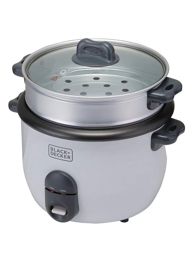 بلاك اند ديكر - وعاء كهربائي لطهي الأرز بقوة 700 وات 1.8 L 700.0 W RC1860-B5 أسود/ فضي - Image 1