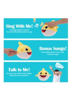 Generic Singing Baby Shark Stuffed Plush Toy DW2380  - Image 3