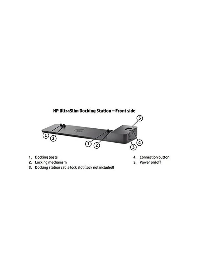 HP Docking Station For HP G2 D9Y32 Laptop Black  - Image 5