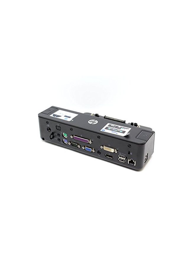 HP - Docking Station Port Replicator Black - Image 1