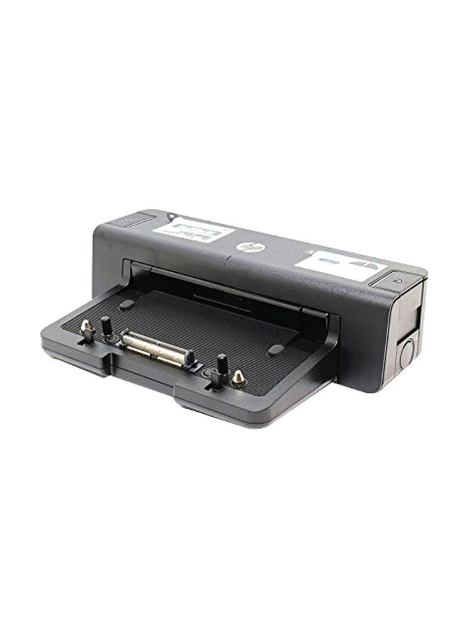 HP - Docking Station Port Replicator Black - Image 1