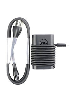 DELL Laptop AC Power Adapter With Cable Black  - Image 1