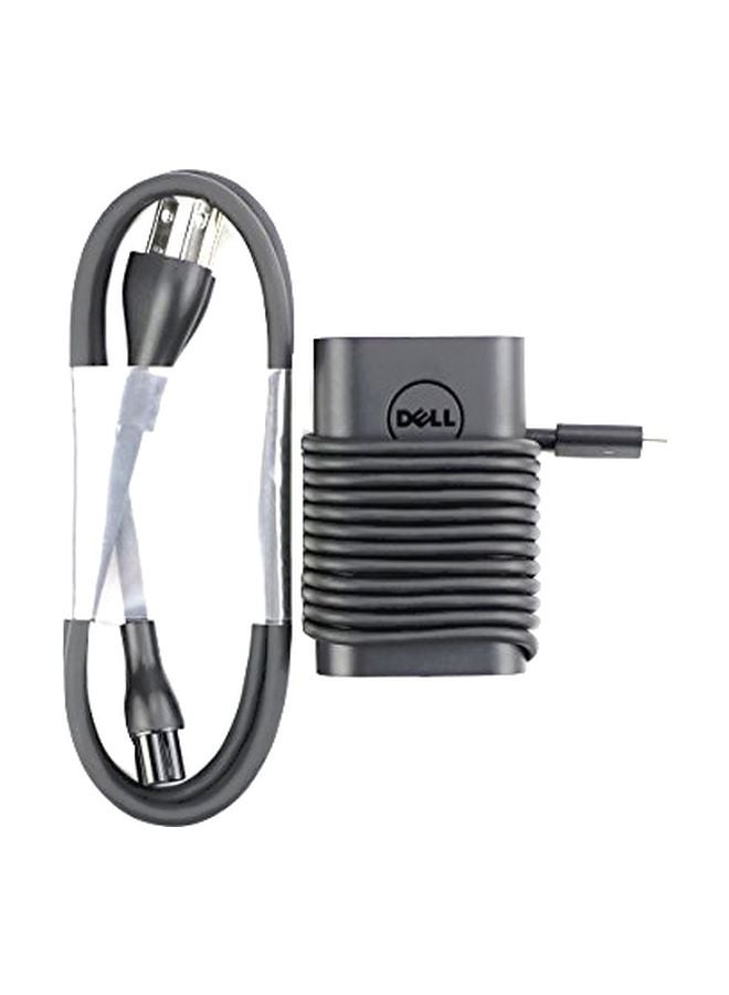 DELL Laptop AC Power Adapter With Cable Black  - Image 1