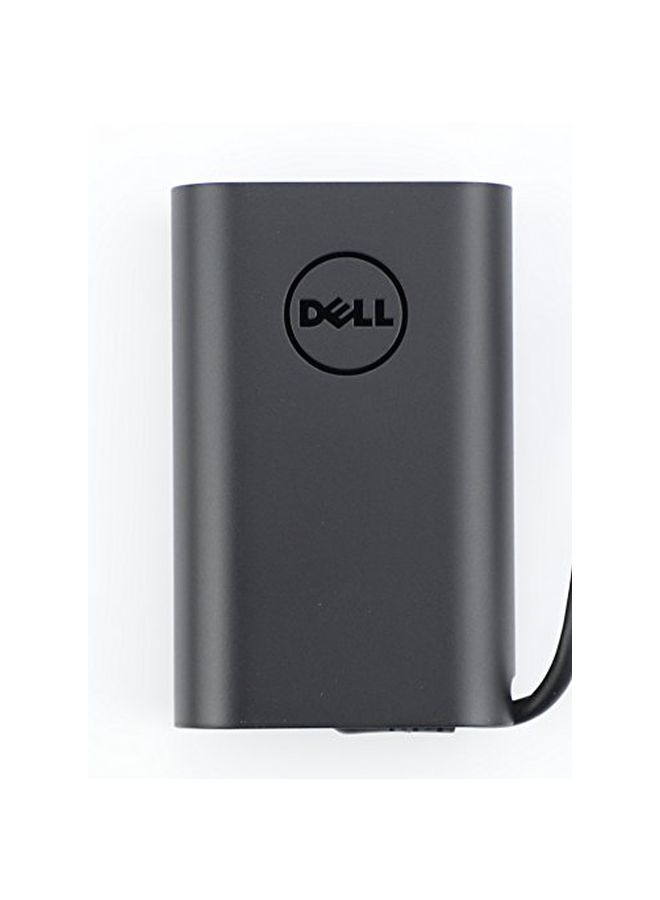 DELL Laptop AC Power Adapter With Cable Black  - Image 2