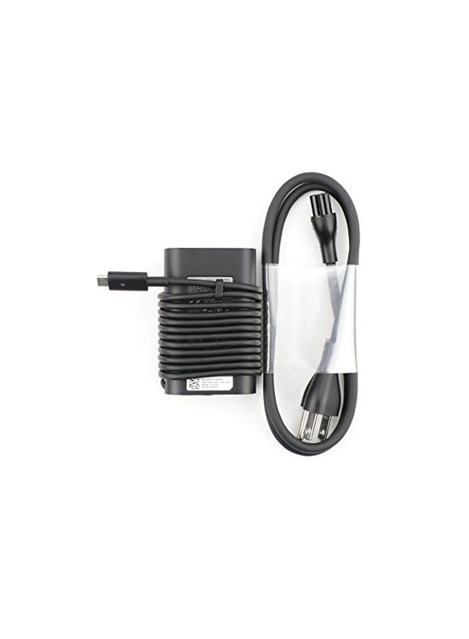 DELL Laptop AC Power Adapter With Cable Black  - Image 3
