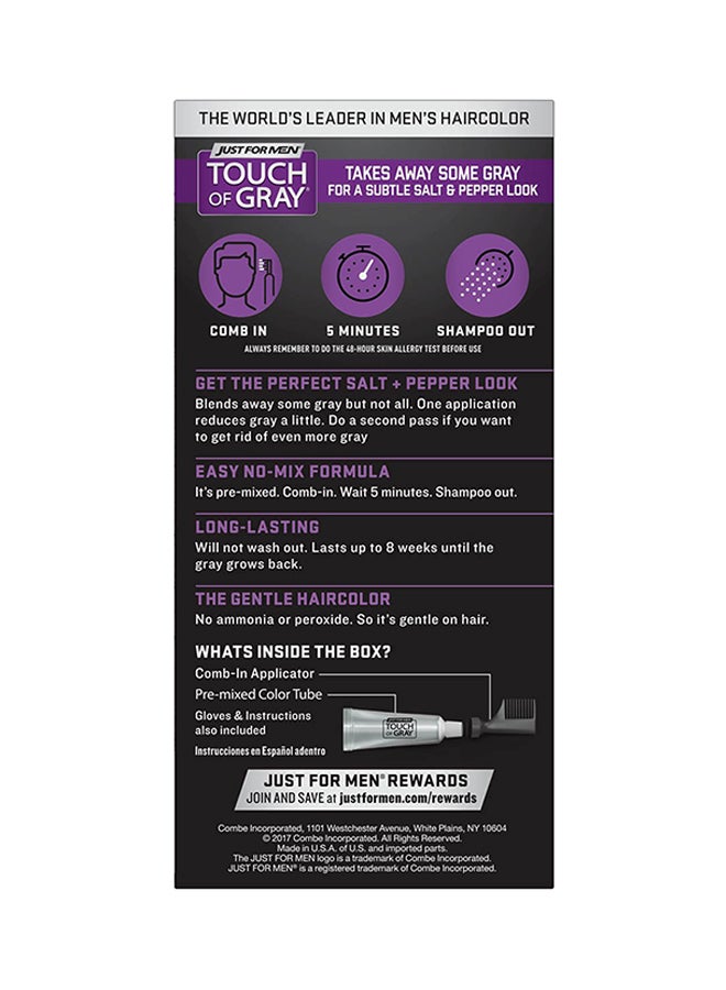 Just For Men Comb-In Hair Colour Black 40grams - Image 2