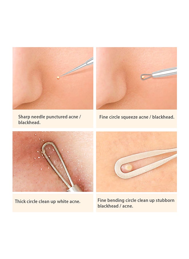 TAYTHI Blackhead Remover Kit With Metal Case Silver - Image 3