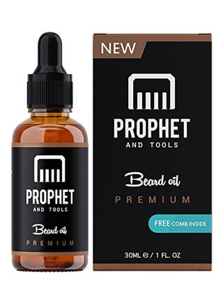 Unscented Beard Oil With Comb Multicolour - v1569935948/N30476953A_1