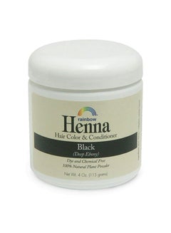Henna Hair Color and Conditioner Persian Black Deep Ebony 4 oz