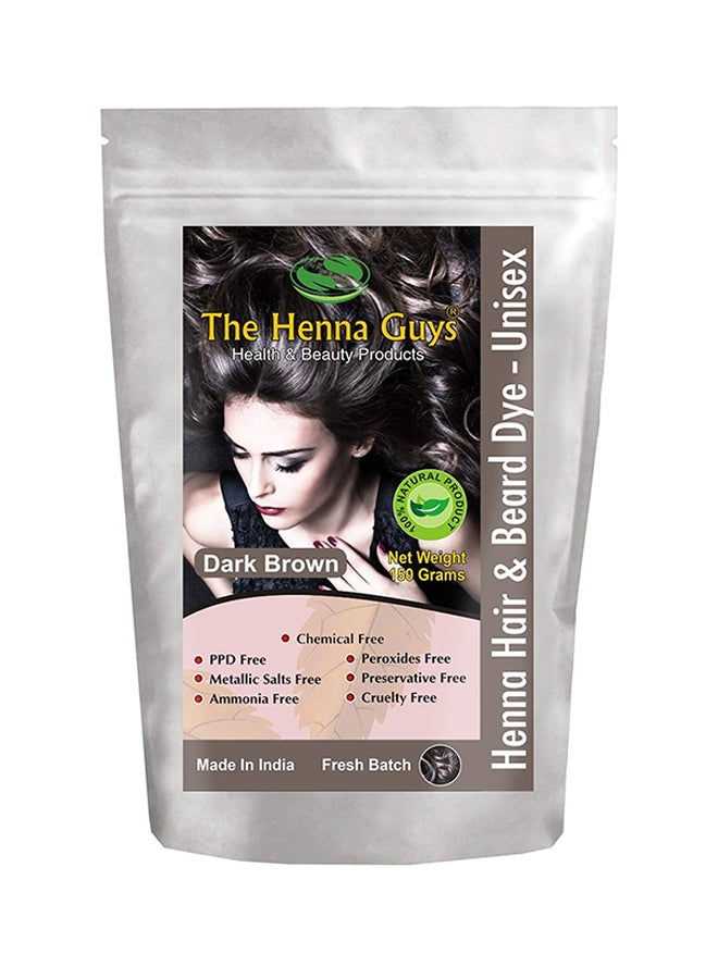 حنة لصبغ الشعر بني غامق