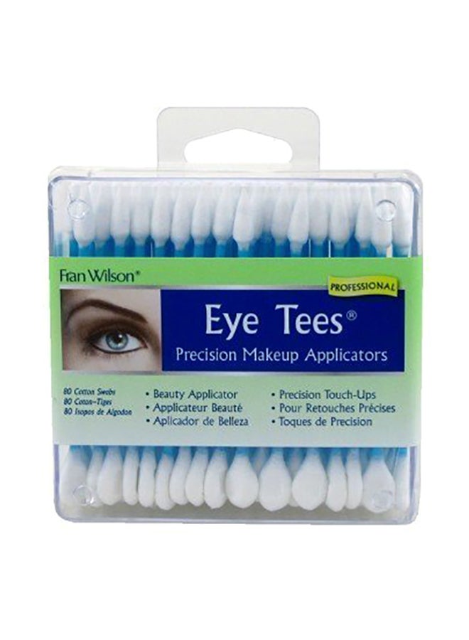 Fran Wilson - Pack of 3 Eye Tees Precision Makeup Applicator White 4X5.5X4inch - Image 1