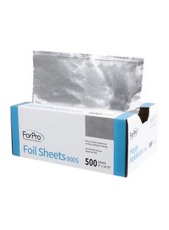 500-Piece Aluminum Embossed Foil Sheets Set Silver 9x10.75inch - v1569936150/N30478056A_1