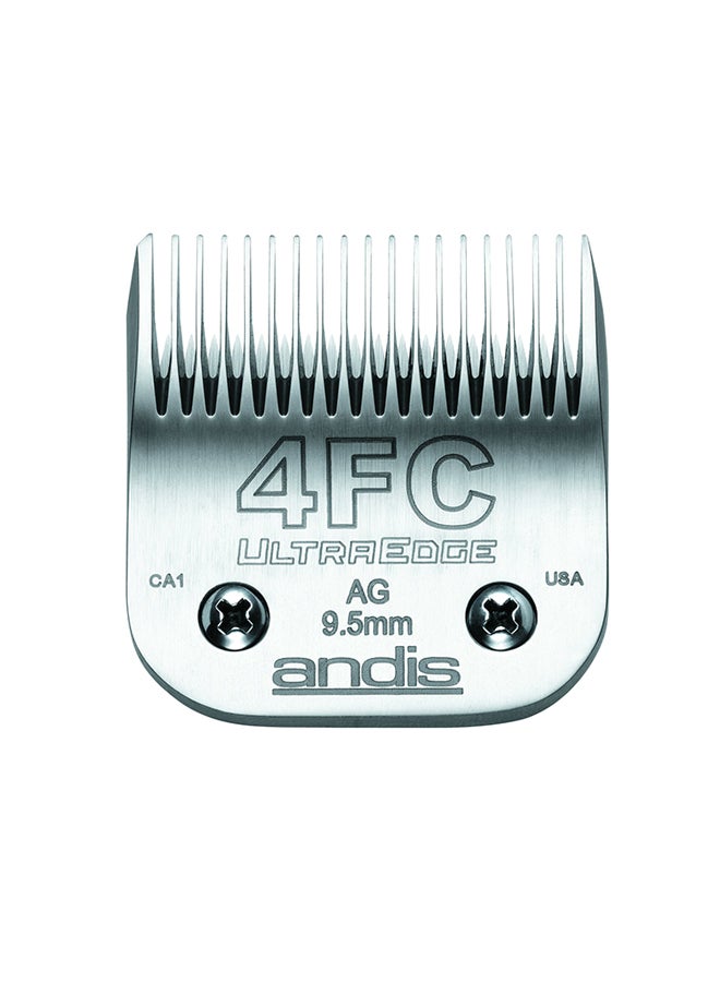 Andis Carbon-Infused Steel UltraEdge Dog Clipper Blade Silver 4.75X1.5X3.5inch