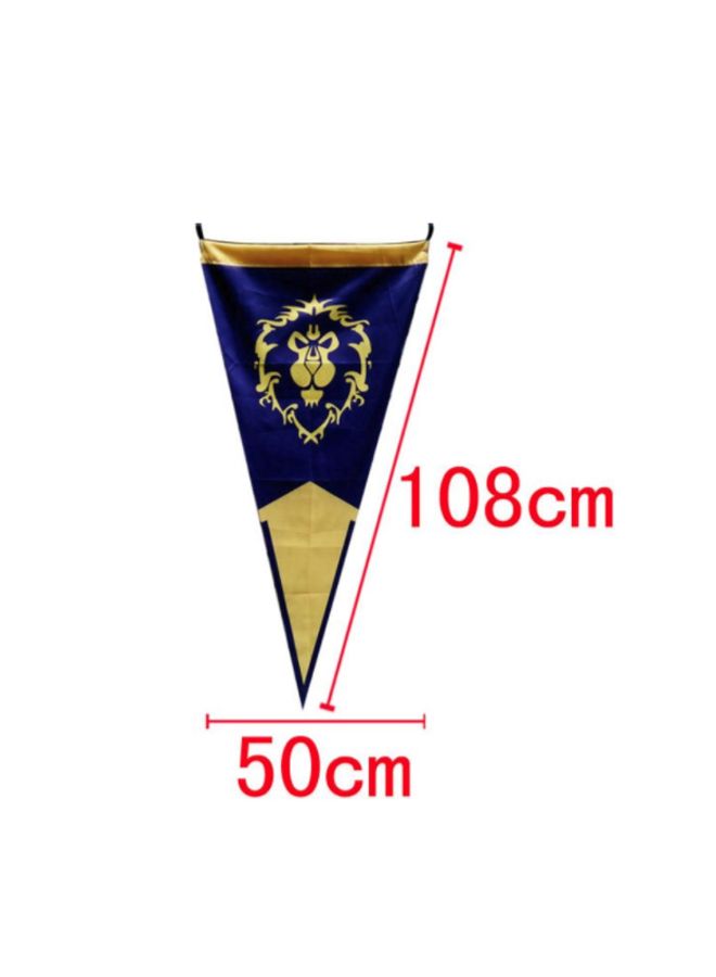 World Of Warcraft The Horde And The Alliance Triangle Flag