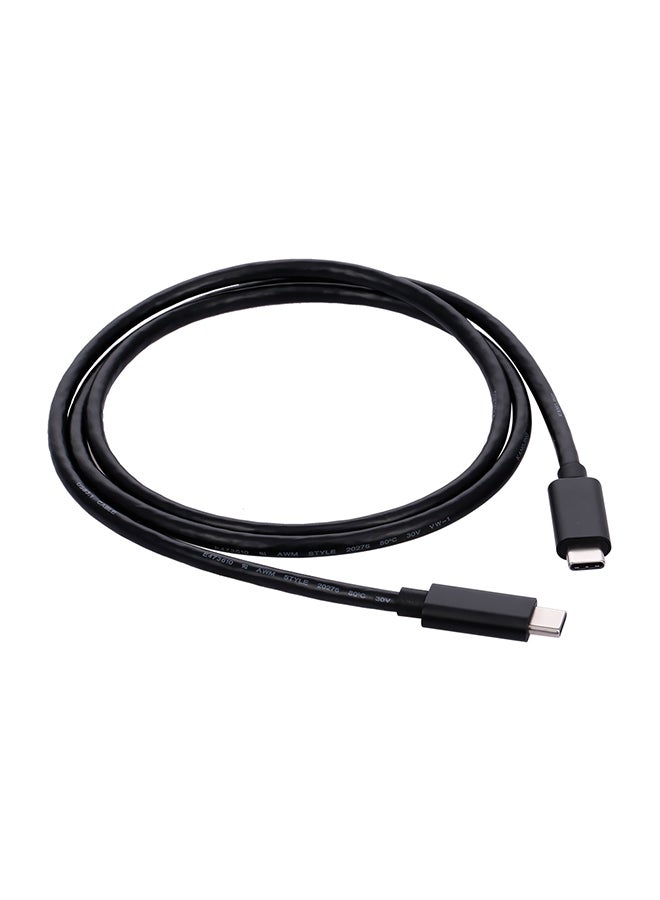 كابل للشحن ومزامنة البيانات بطرف Type-C إلى منفذ USB Type-C أسود - v1569936358/N30382151A_1