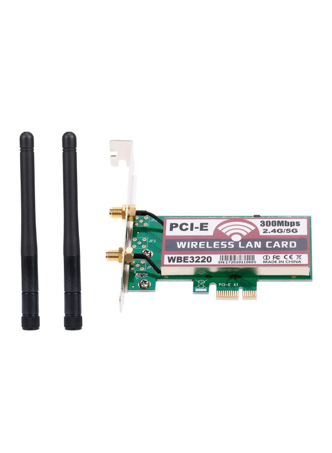 Generic Wireless Wi-Fi Network Card Green/Black  - Image 2