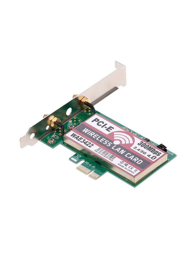 Generic BT Dual Band WiFi Network LAN Card Green/Black  - Image 4