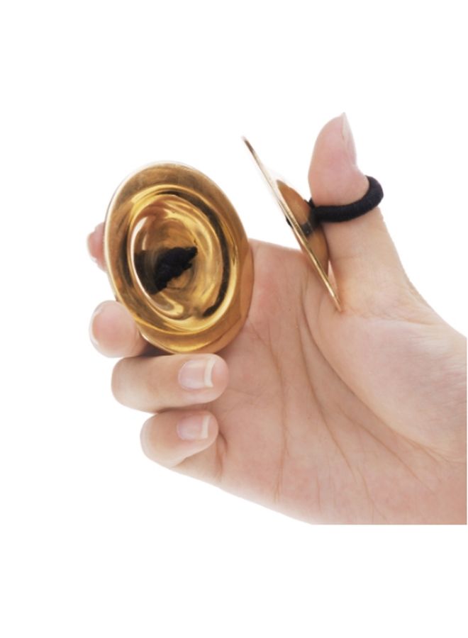 Belly Dancing Gold Finger Cymbals - Image 3