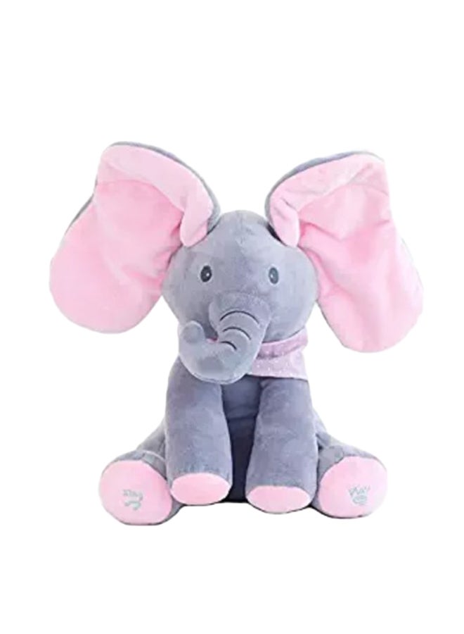 Talking And Singing Electric Elephant Stuffed Toy 30cm - Image 1
