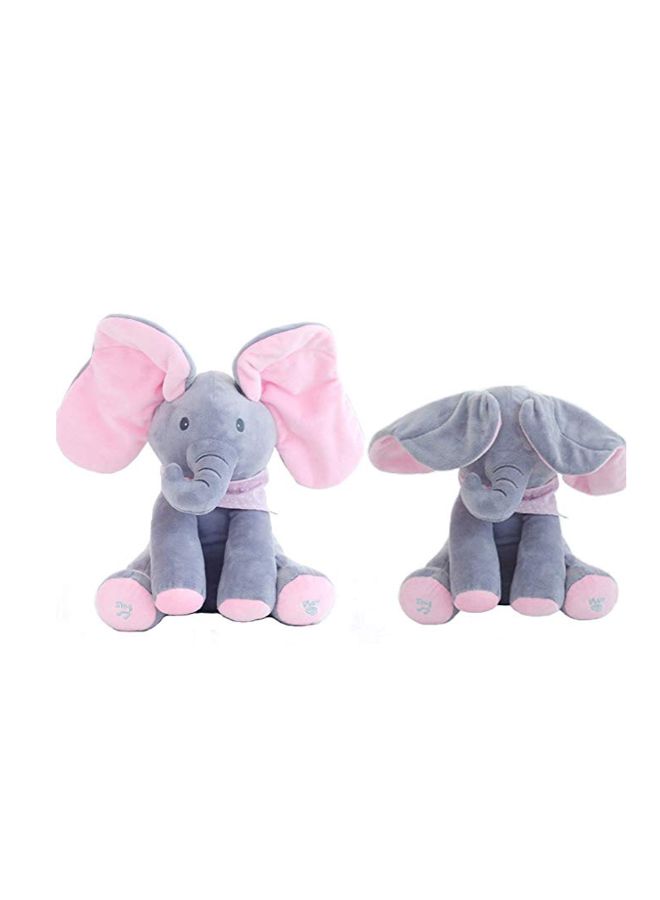 Talking And Singing Electric Elephant Stuffed Toy 30cm - Image 2