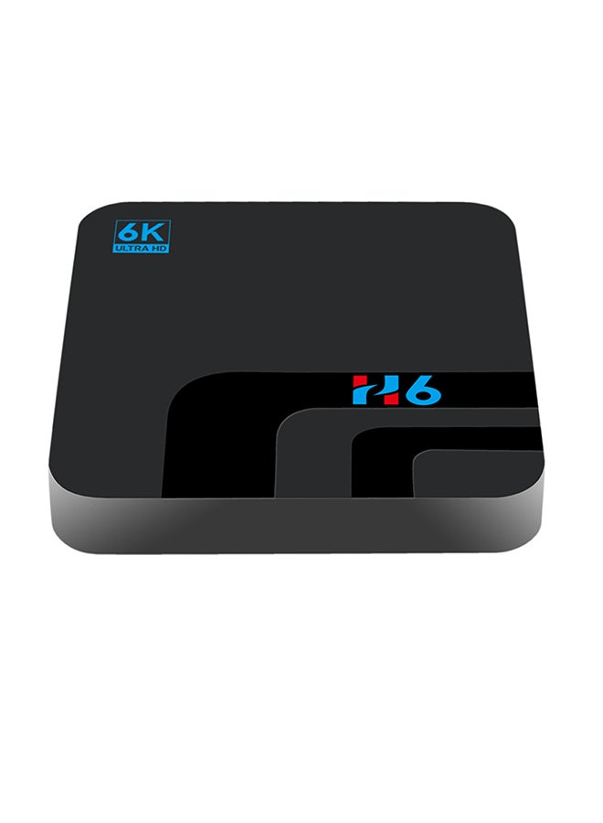 6K Android H6 Intelligent WIFI Set Top Box V6331 Black - Image 1