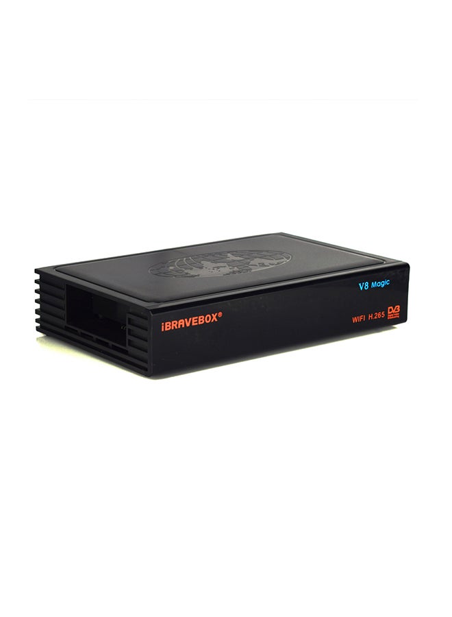 Digital HD Satellite Receiver With Remote V6328 Black  - Image 2