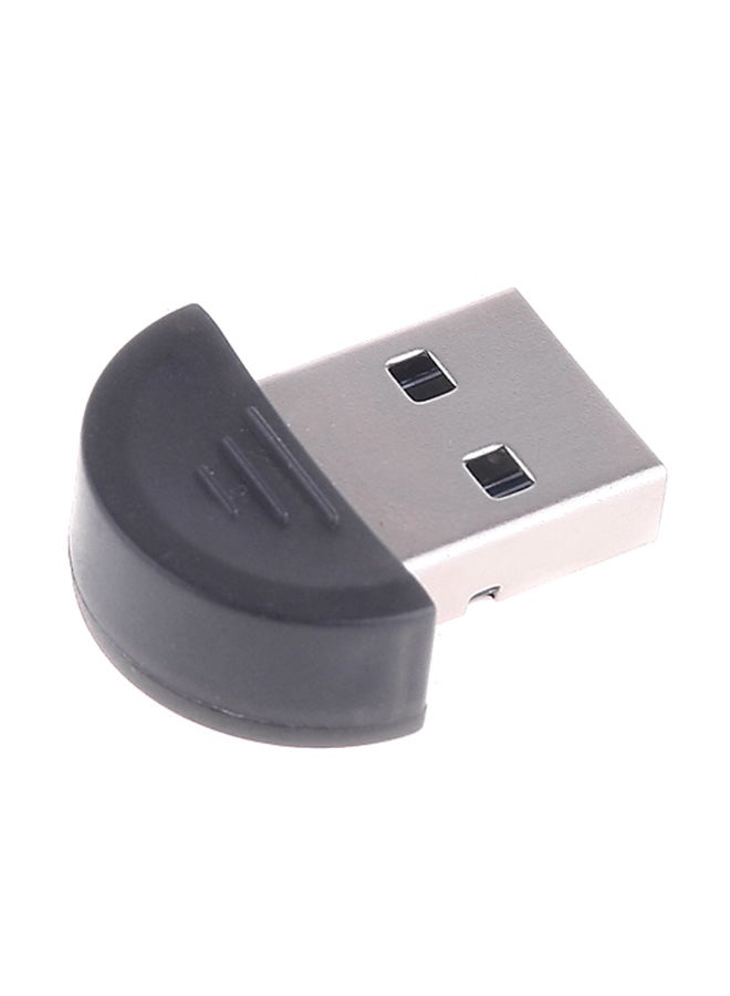 محول دونجل بلوتوث بمنفذ USB أسود/فضي - Image 1