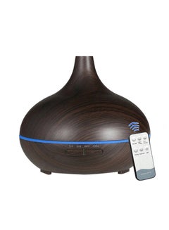 ماركة غير محددة جهاز ترطيب الهواء مزود بجهاز تحكم عن بعد للعلاج بالعطور بني  - Image 1