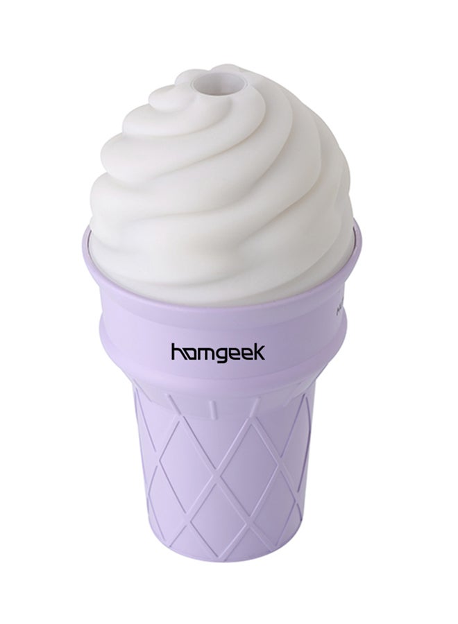 homgeek Ice Cream-shaped Mini Humidifier Purple  - Image 1