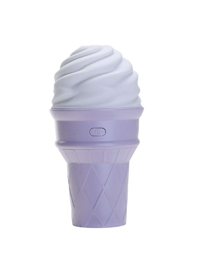 homgeek Ice Cream-shaped Mini Humidifier Purple  - Image 2