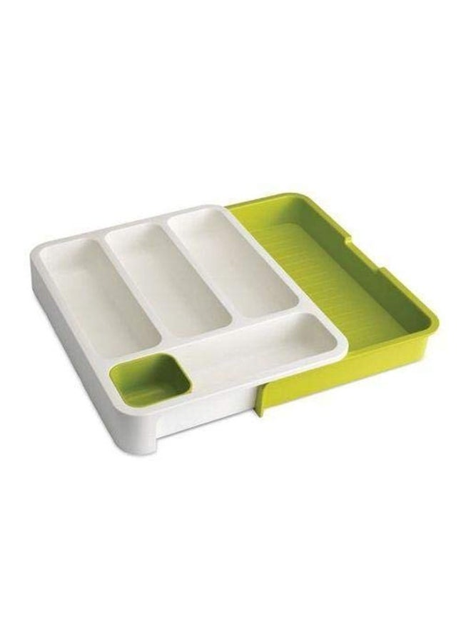 Plastic Cutlery Tray White/Green  - Image 1
