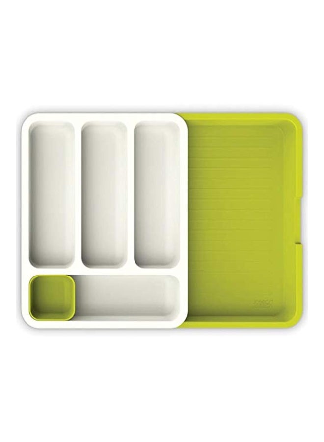 Plastic Cutlery Tray White/Green  - Image 2