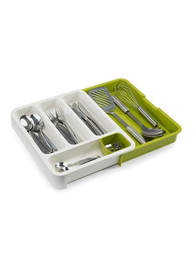 Plastic Cutlery Tray White/Green  - Image 3