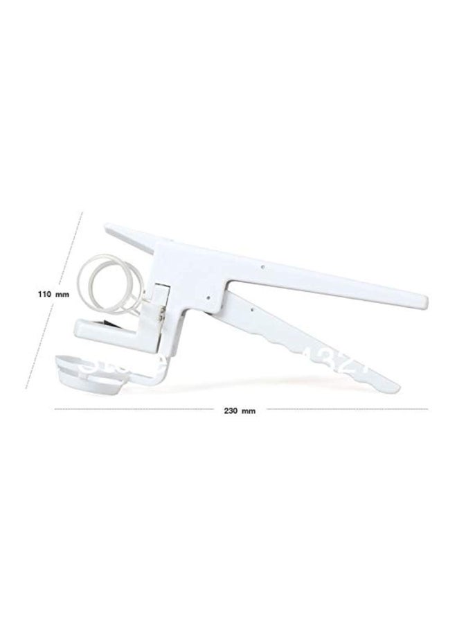Egg Cracker And Separator White 1.75x3.87x8.5inch