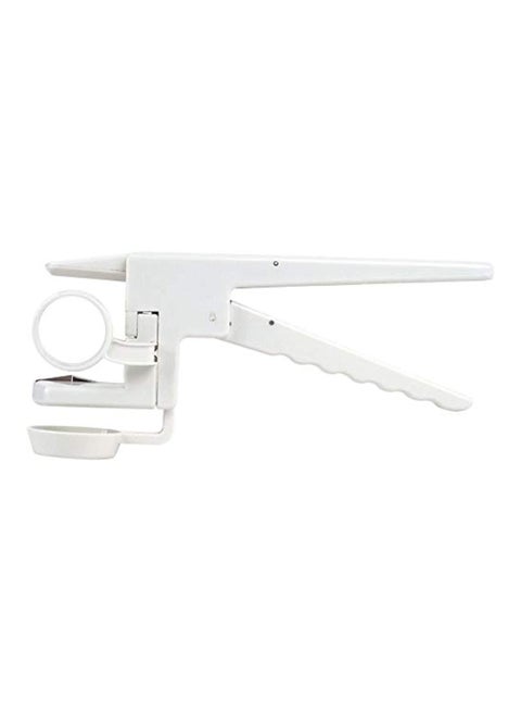 Egg Cracker And Separator White 1.75x3.87x8.5inch