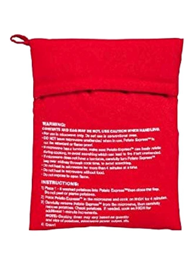 طباخ بطاطا سريع في الميكروويف أحمر/أصفر - Image 2