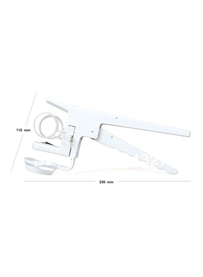 Egg Cracker And Separator White 1.75x3.1x8.5inch