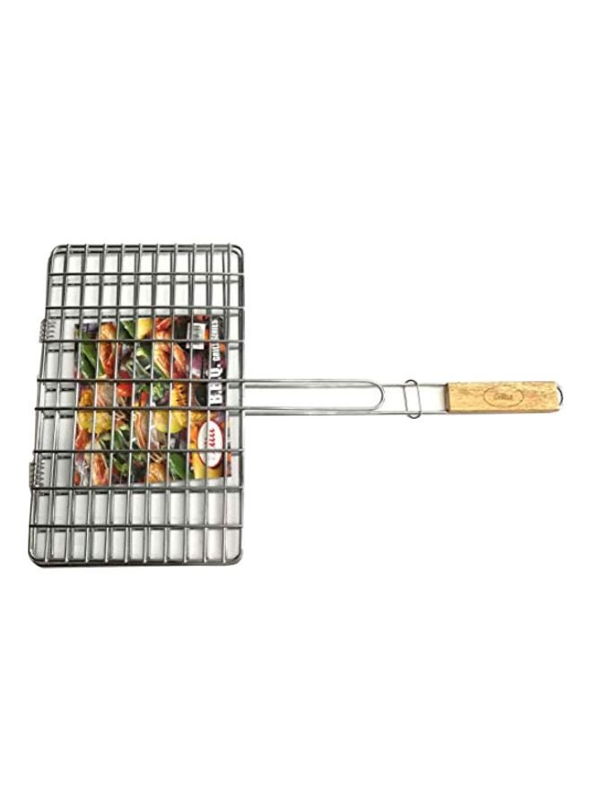 بيتا شبكة شواء فضي / بيج 59x36x23سم - Image 1