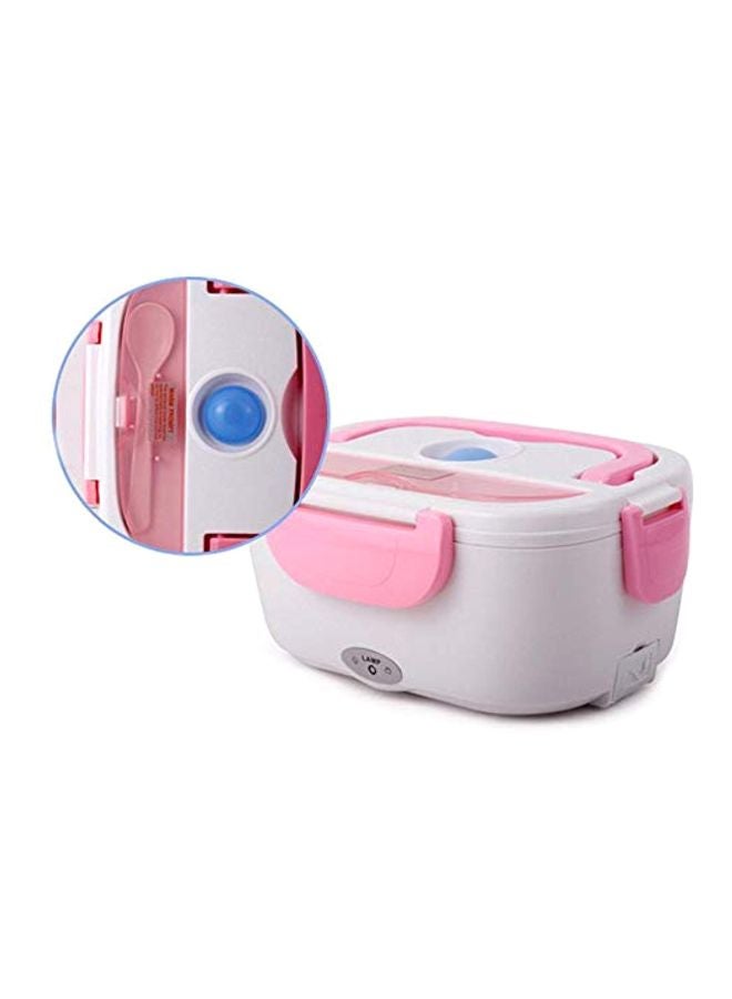Electric Lunch Box White/Pink 22x15x10cm  - Image 3