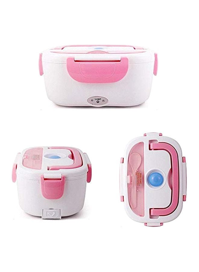 Electric Lunch Box White/Pink 22x15x10cm  - Image 4