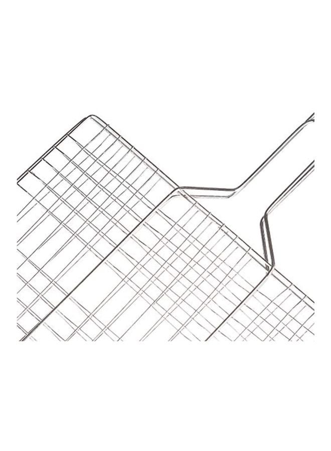 Generic - BBQ Mesh Grill Silver 0.6x13.3x8.4inch - Image 1