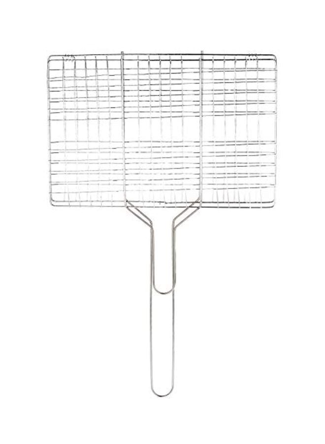 Generic - BBQ Mesh Grill Silver 0.6x13.3x8.4inch - Image 1
