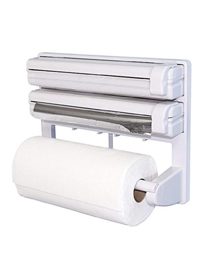 Generic - Triple Paper Dispenser White 38.5x19x7.5cm - Image 1